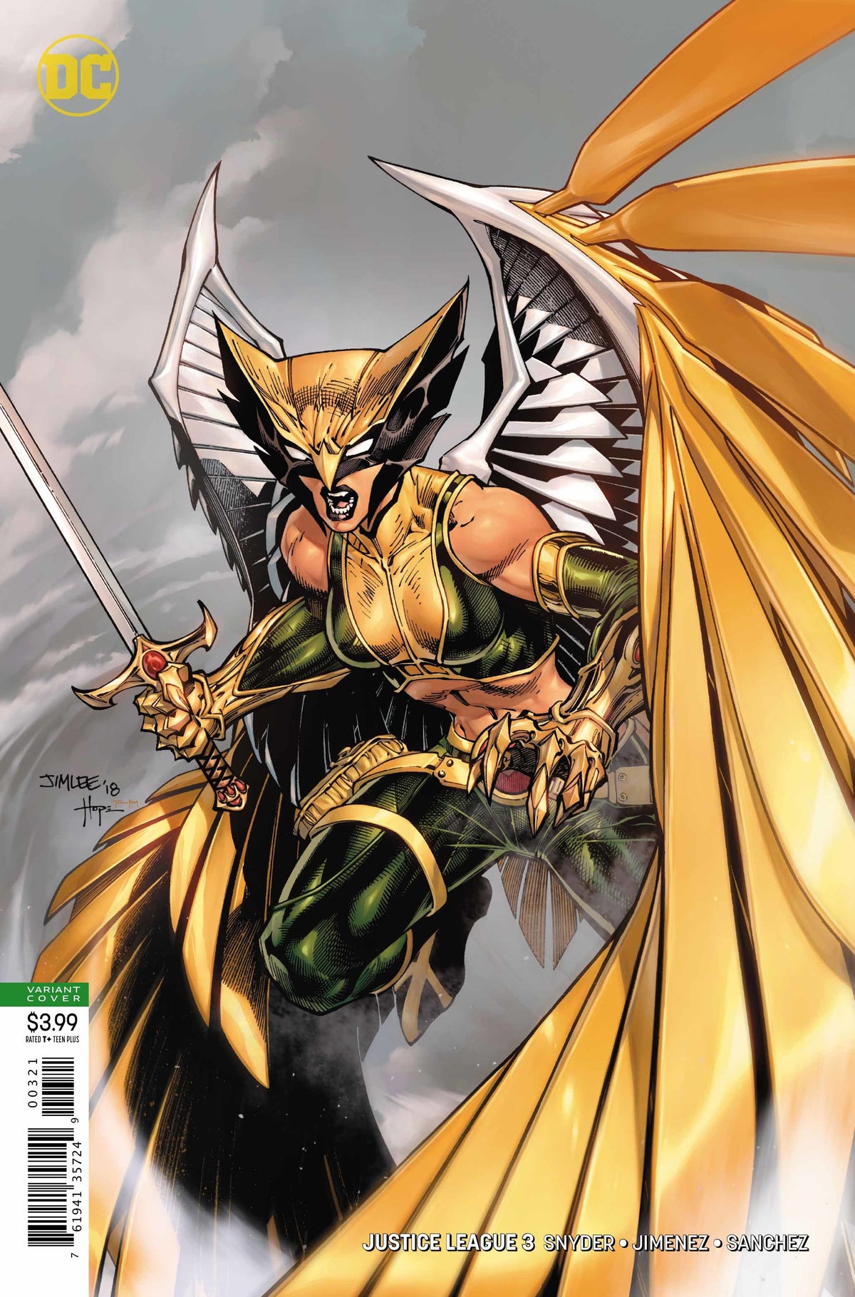 Justice League #3 CVR B DC Comics 2018 FN