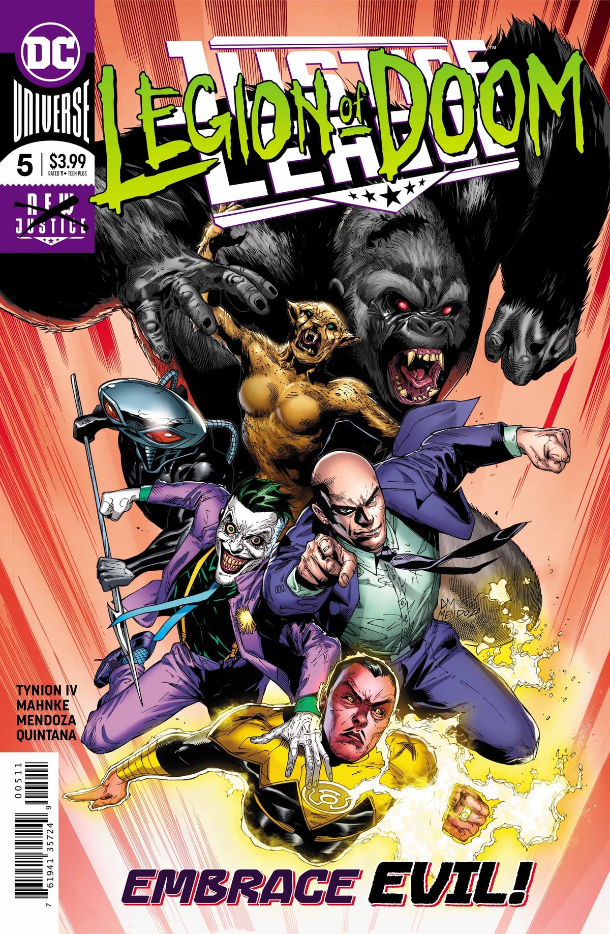 Justice League #5 CVR A DC Comics 2018 FN