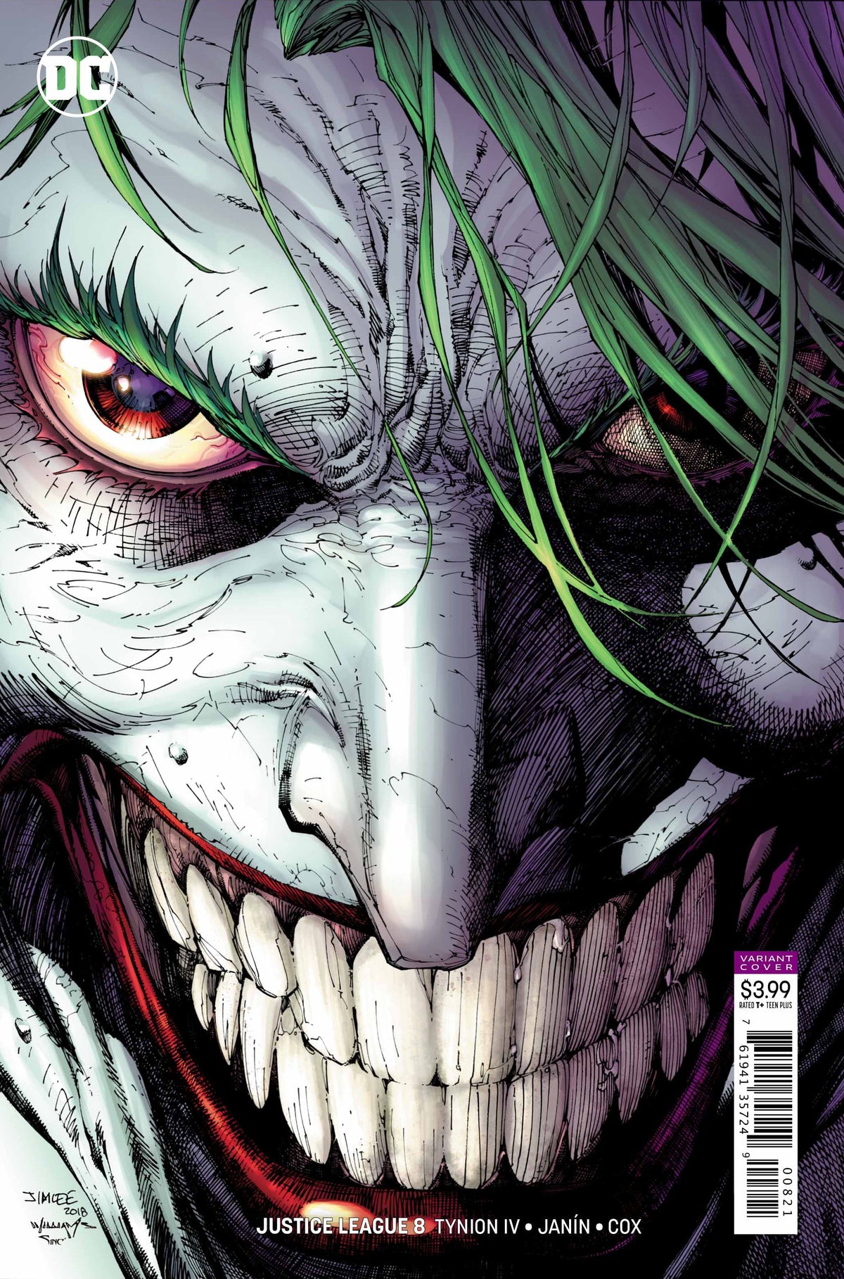 Justice League #8 CVR B DC Comics 2018 FN