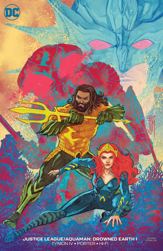 Justice League/Aquaman: Drowned Earth #1 CVR B DC Comics 2018 FN