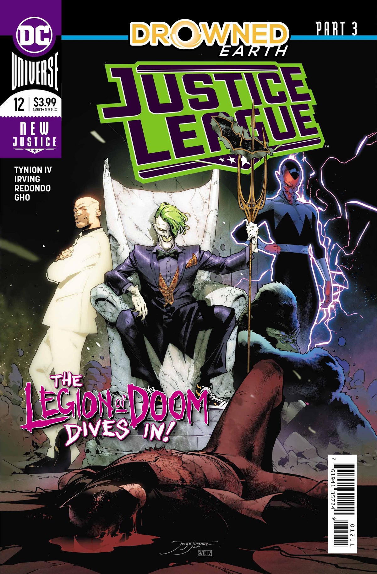 Justice League #12 CVR A DC Comics 2018 FN