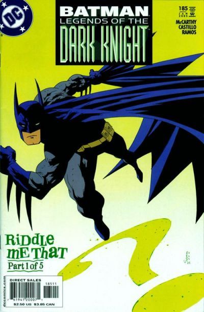 Batman: Legends of the Dark Knight #185 CVR A DC Comics 2005 VF