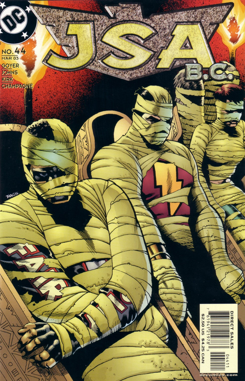 JSA #44 CVR A DC Comics 2003 FN