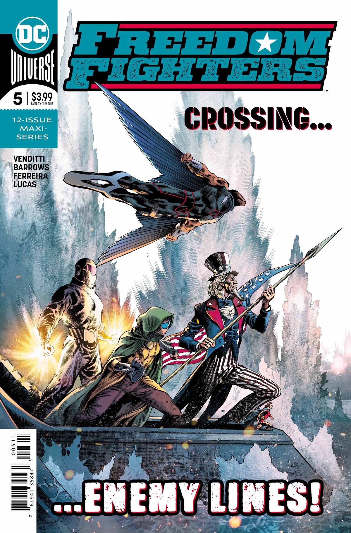 Freedom Fighters #5 CVR A DC Comics 2019 FN
