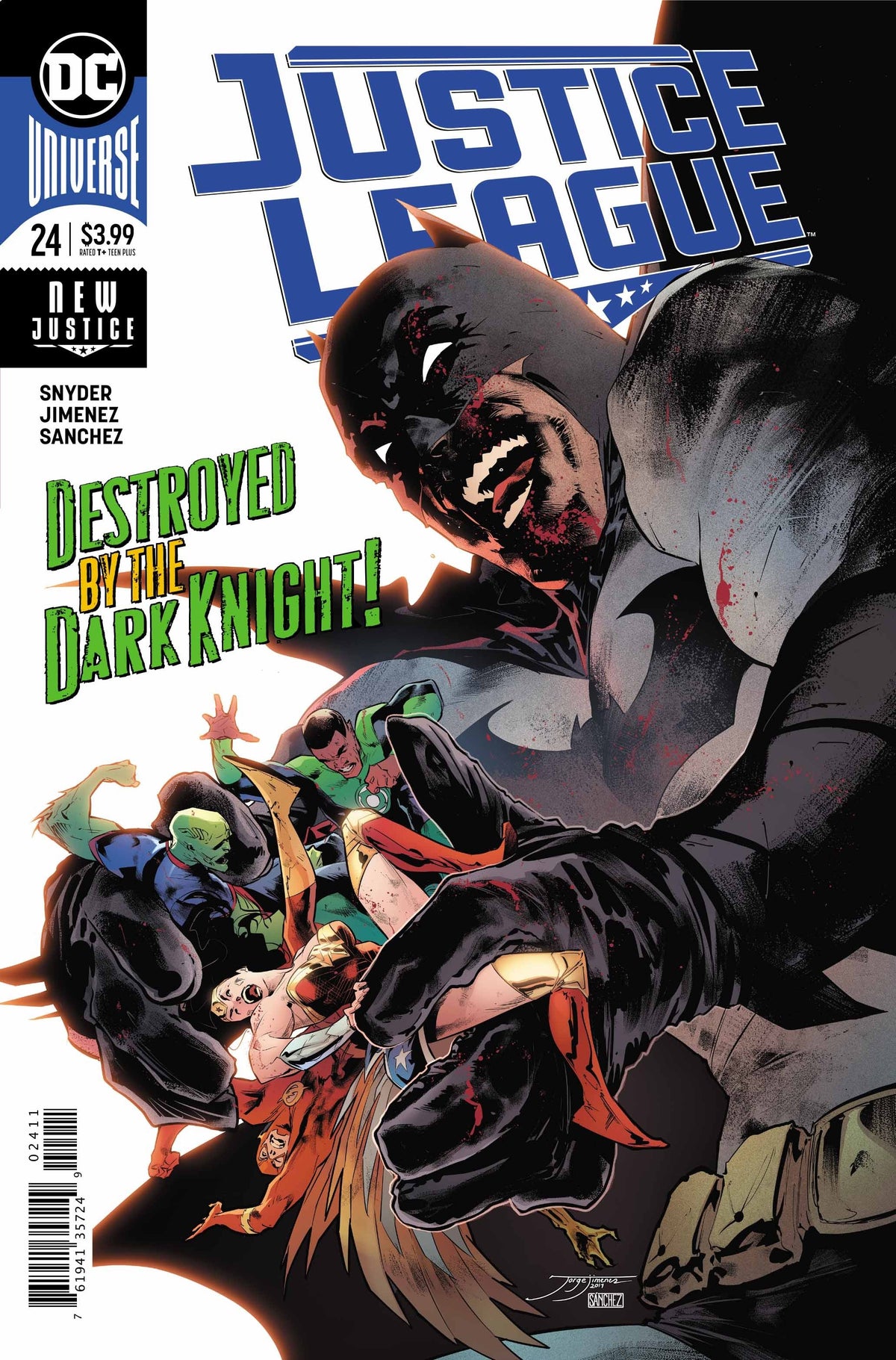 Justice League #24 CVR A DC Comics 2019 FN