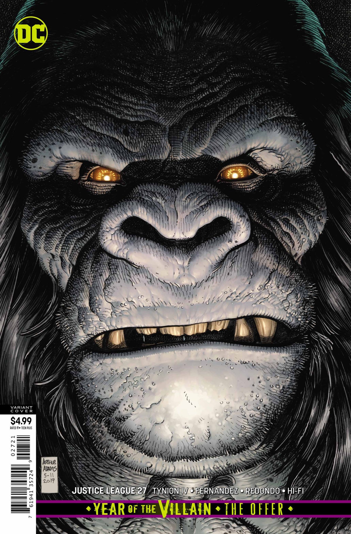 Justice League #27 CVR B DC Comics 2019 FN