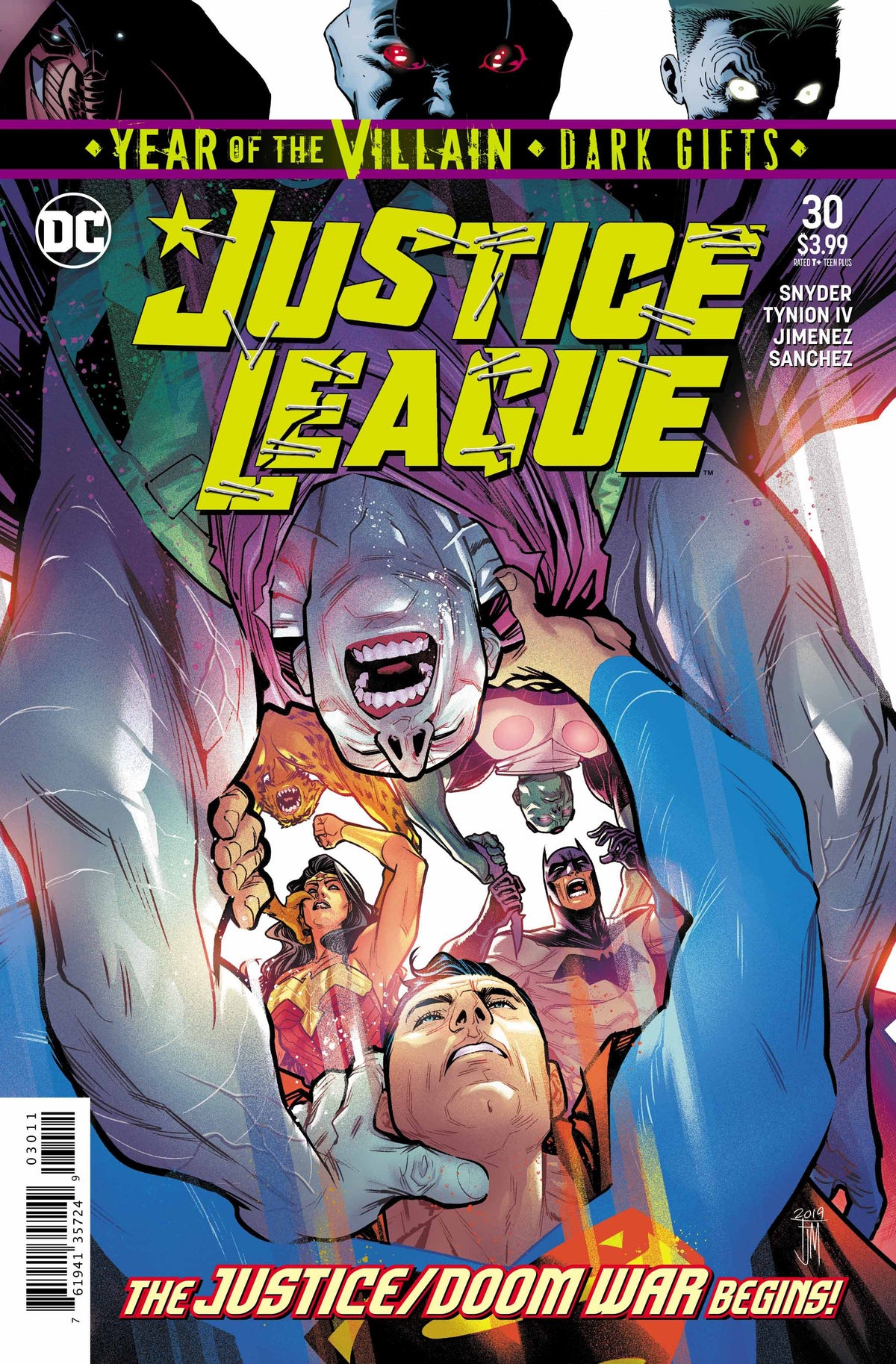 Justice League #30 CVR A DC Comics 2019 FN