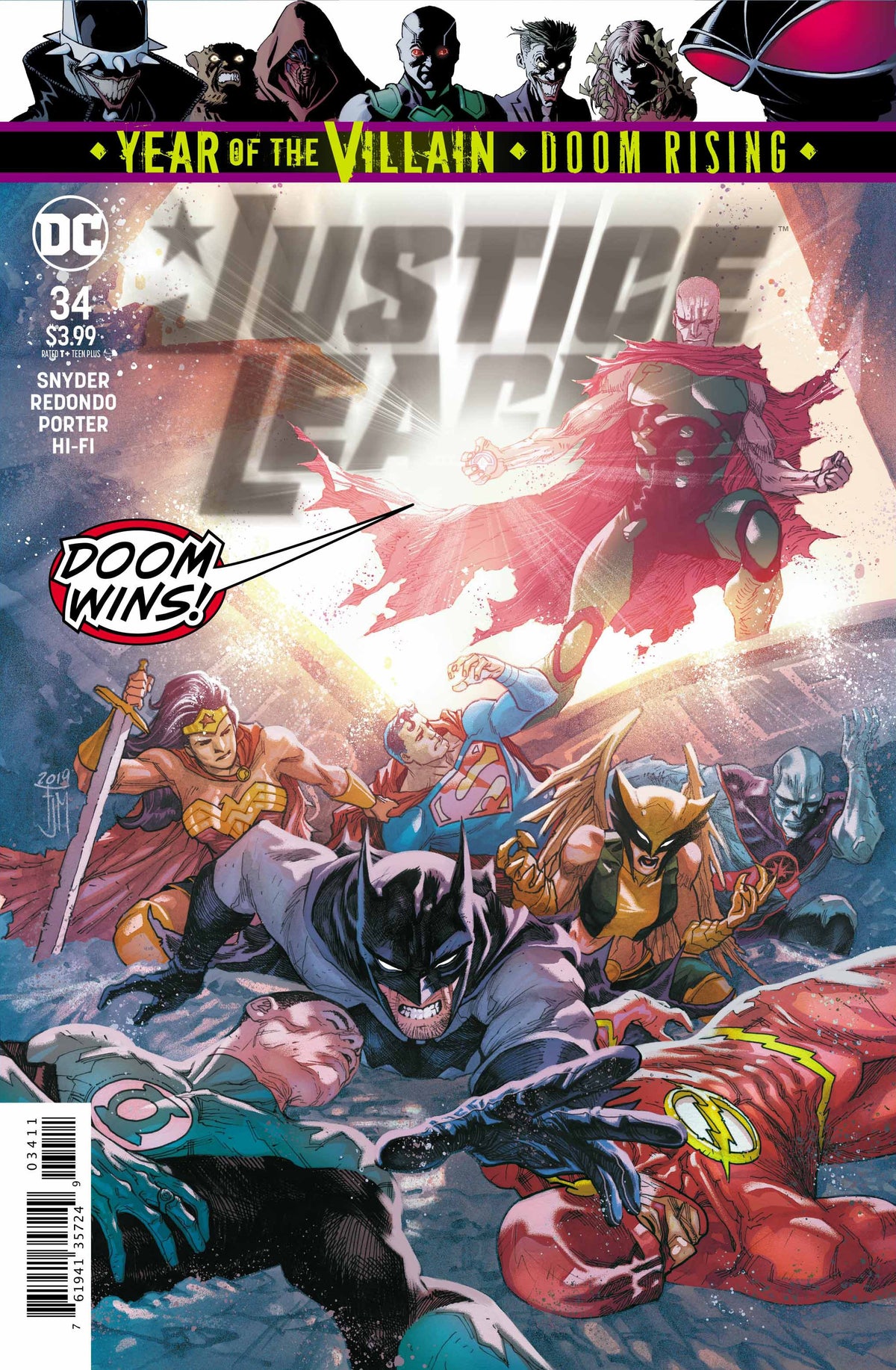 Justice League #34 CVR A DC Comics 2019 FN