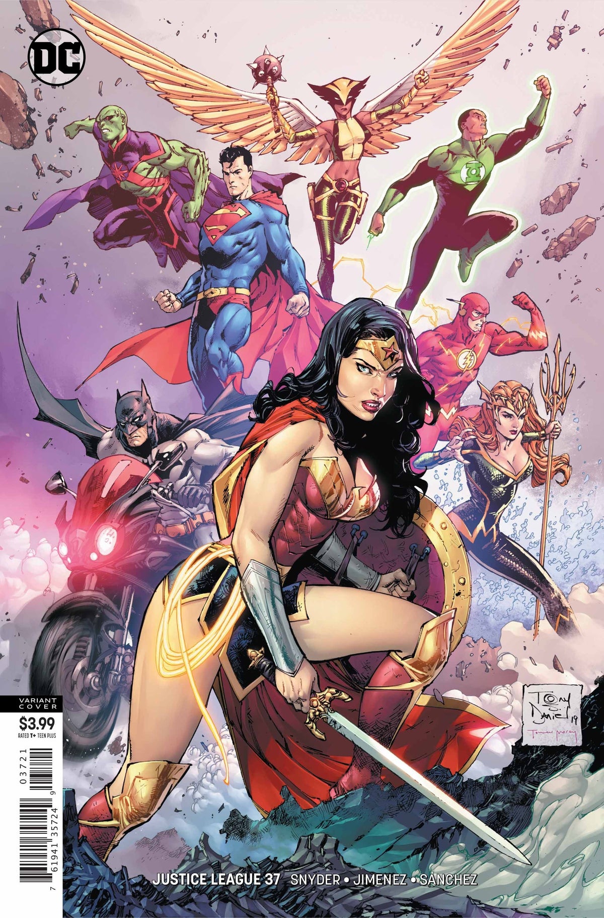 Justice League #37 CVR B DC Comics 2019 FN