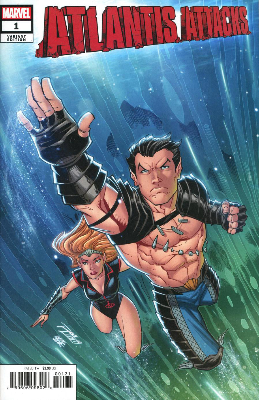 Atlantis Attacks #1 CVR B Marvel 2020 FN