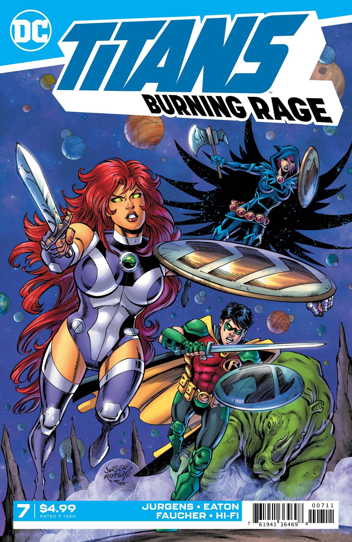 Titans: Burning Rage #7 - CVR A (FN)