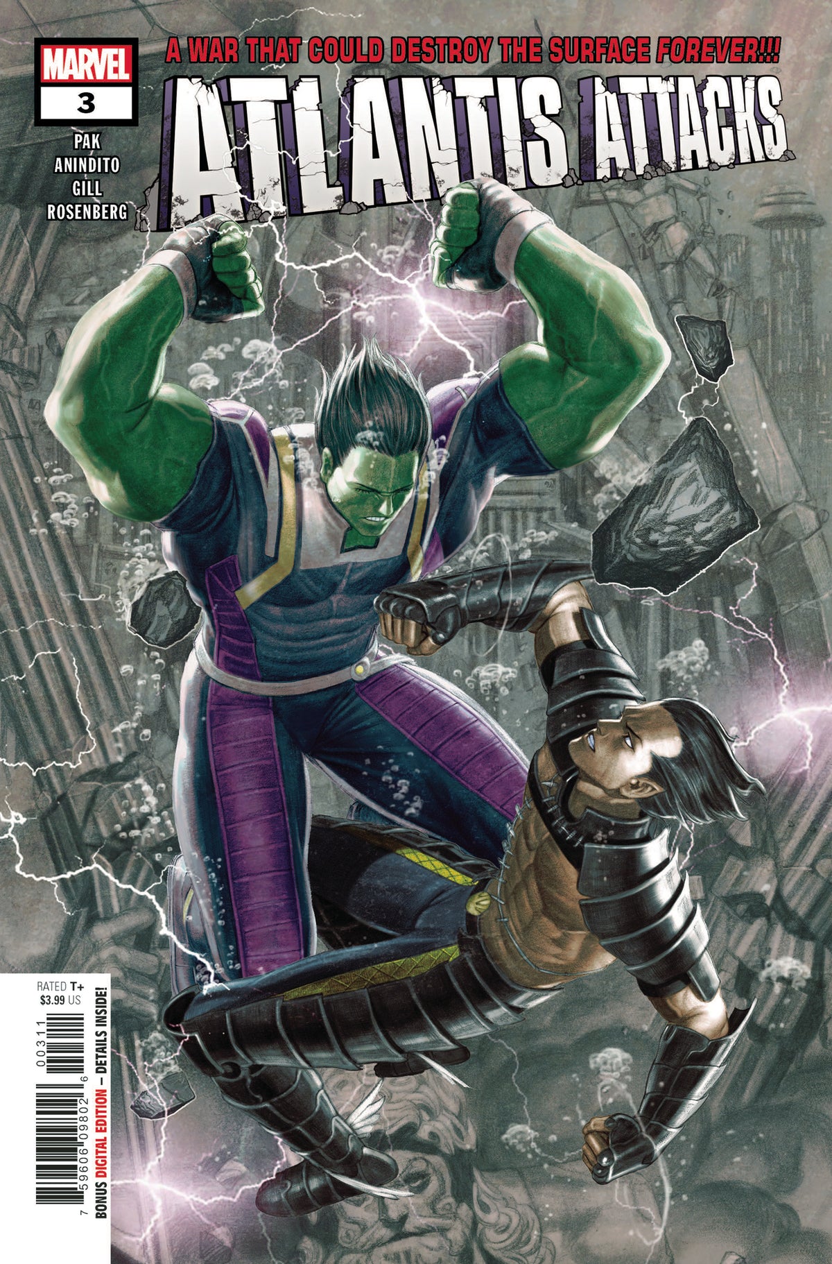 Atlantis Attacks #3 CVR A Marvel 2020 FN