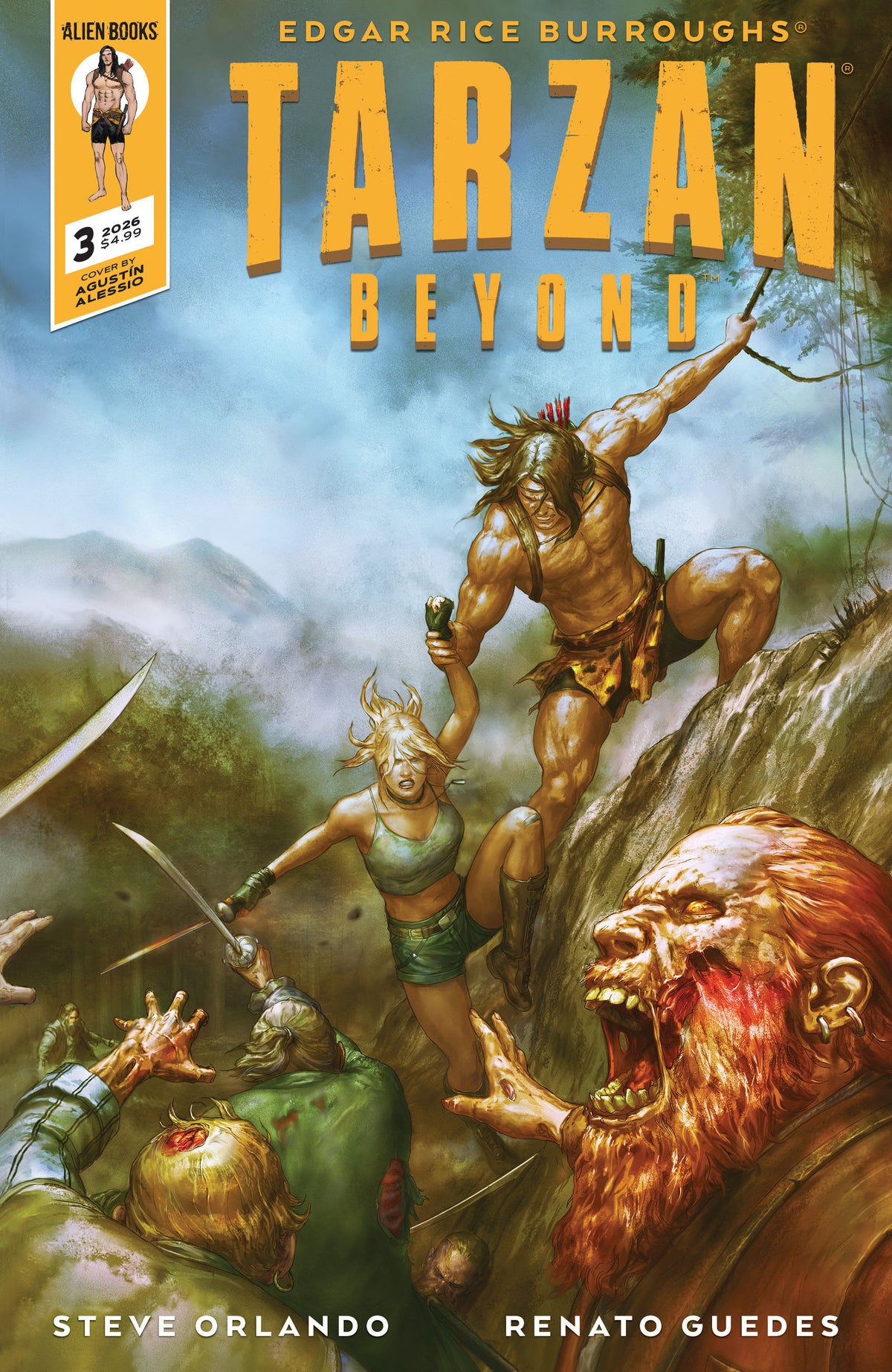 Tarzan Beyond #3 Cover A (Alessio) (VF/NM)