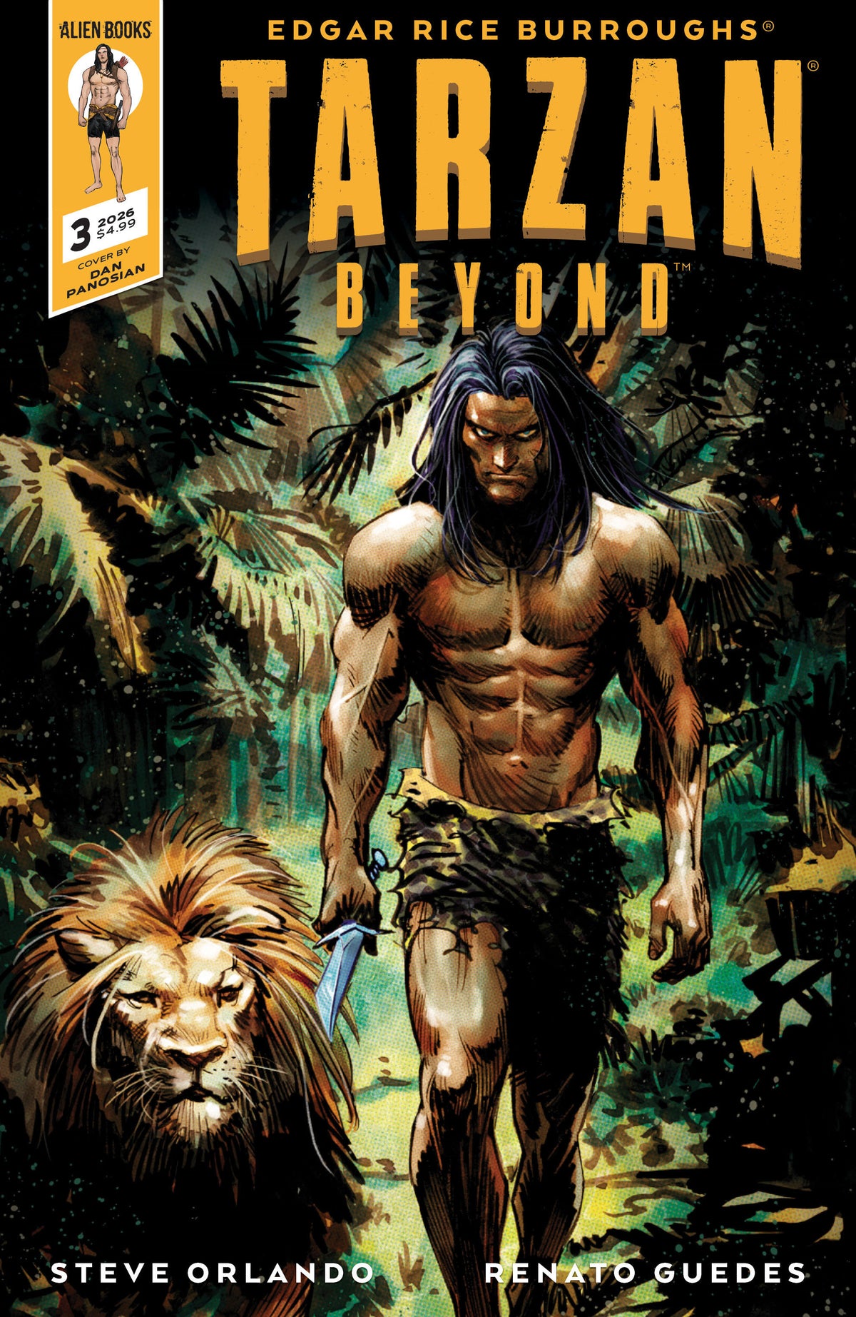 Tarzan Beyond #3 Variant C (Panosian) (VF/NM)