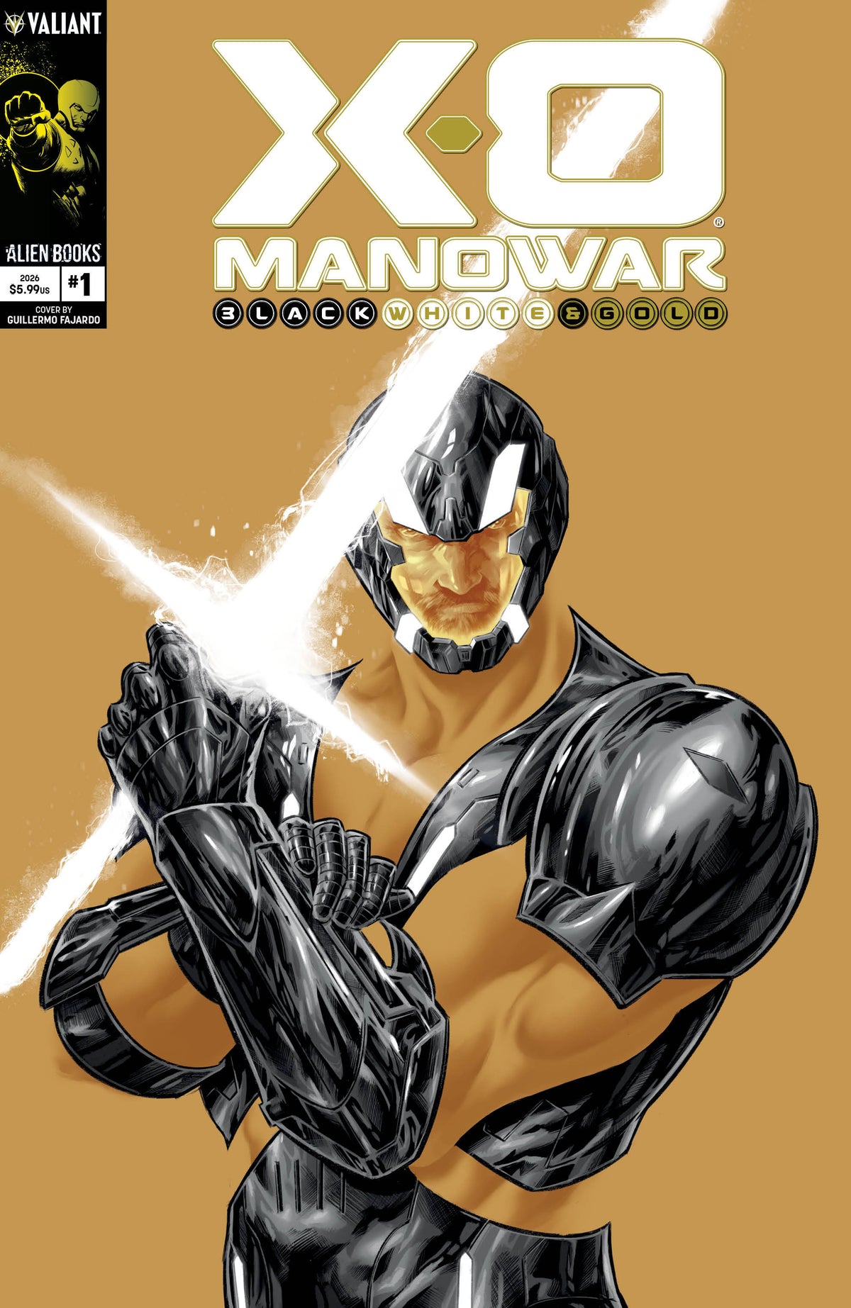 X-O Manowar: Black, White & Gold #1 Cover A (Fajardo) (VF/NM) - Packrat Comics