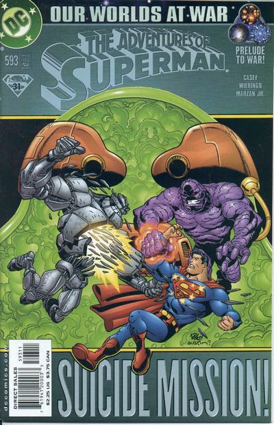 Adventures of Superman #593 CVR A DC Comics 2001 FN