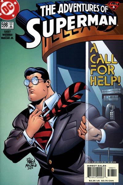 Adventures of Superman #598 CVR A DC Comics 2002 FN