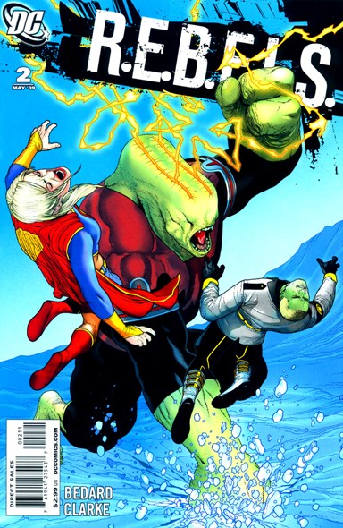 R.E.B.E.L.S. #2 CVR A DC Comics 2009 FN
