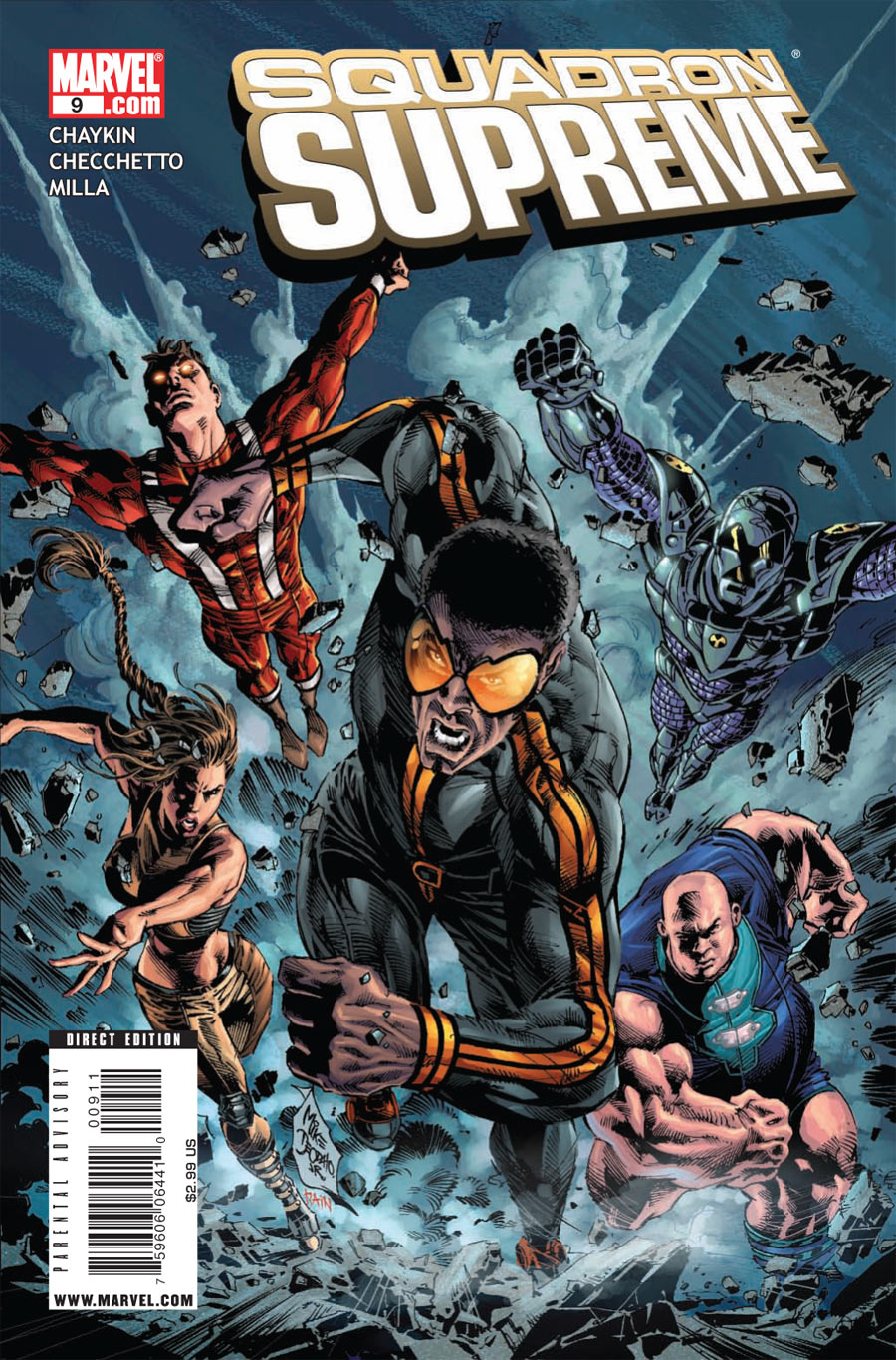 Squadron Supreme #9 CVR A Marvel 2009 VF