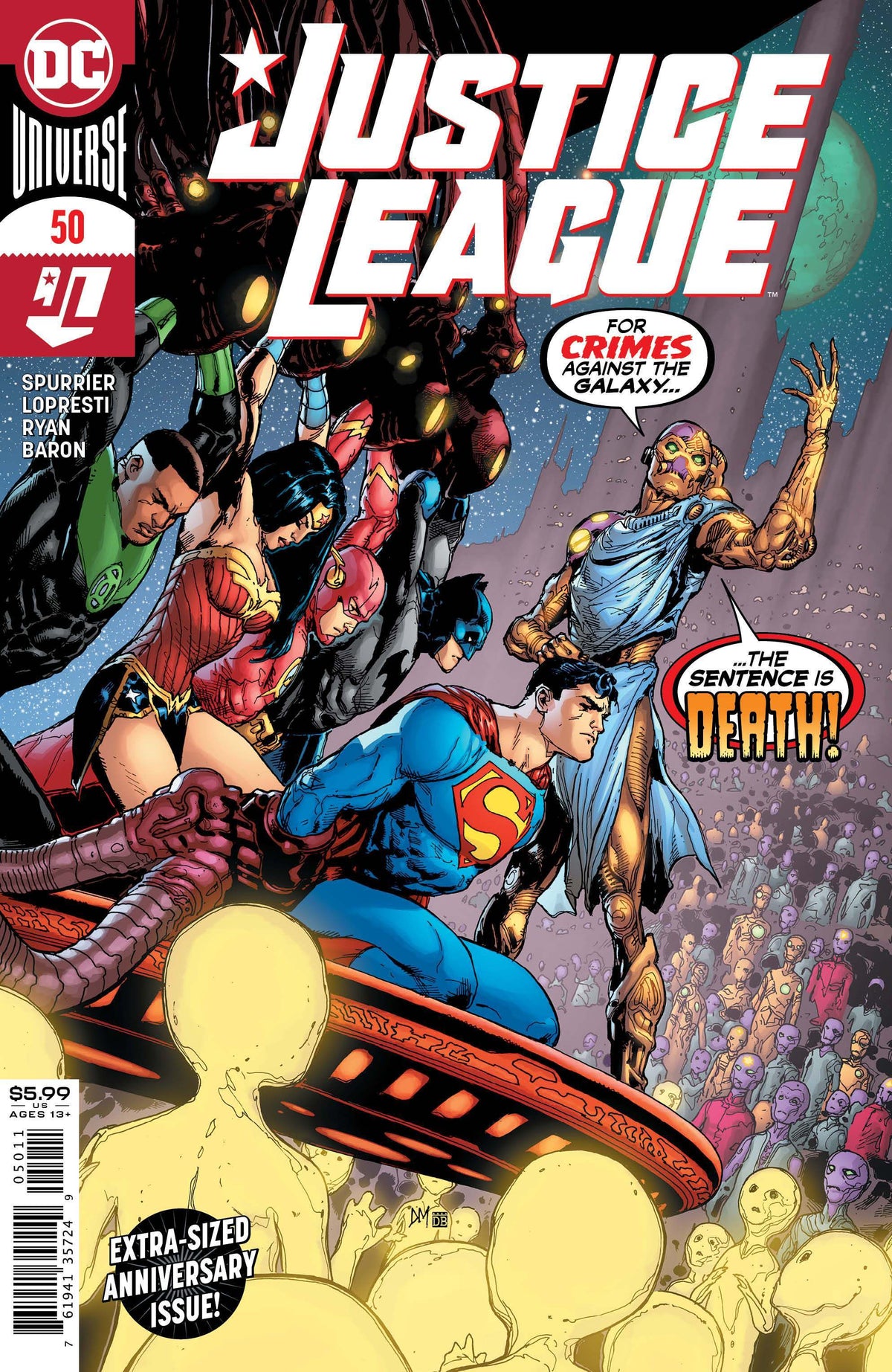 Justice League #50 CVR A DC Comics 2020 FN
