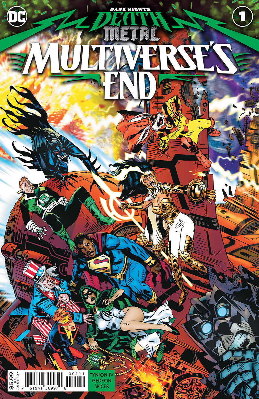 Dark Nights: Death Metal Multiverse's End #1 CVR A DC Comics 2020 VF