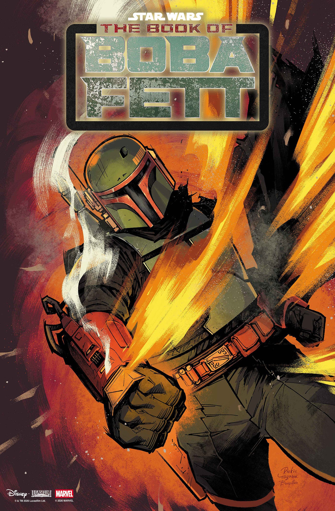STAR WARS: THE BOOK OF BOBA FETT #1 RICKIE YAGAWA FOIL VARIANT (VF/NM)