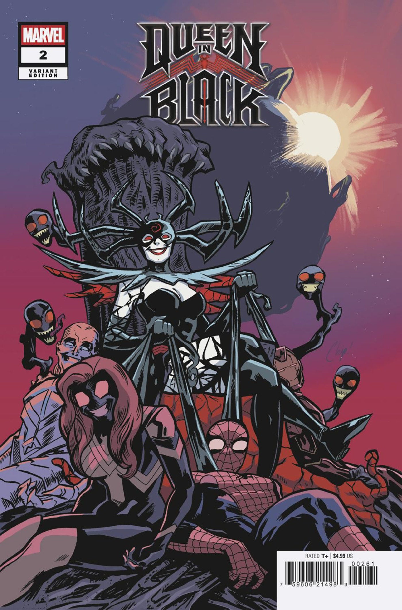 QUEEN IN BLACK #2 CHIP ZDARSKY SMILE VARIANT [QIB] (VF/NM)