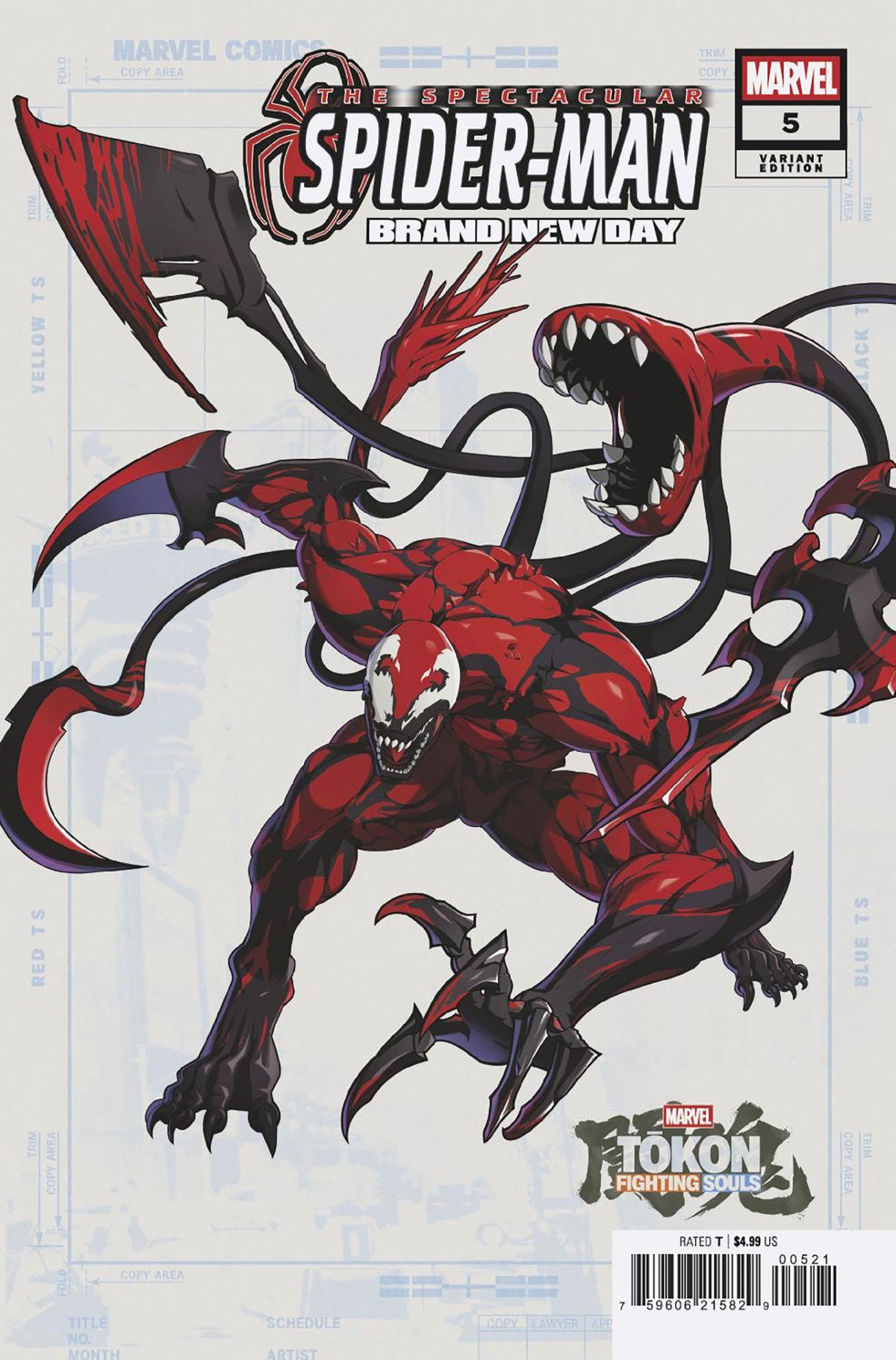 SPECTACULAR SPIDER-MAN: BRAND NEW DAY #5 MARVEL TOKON: FIGHTING SOULS VARIANT (VF/NM)