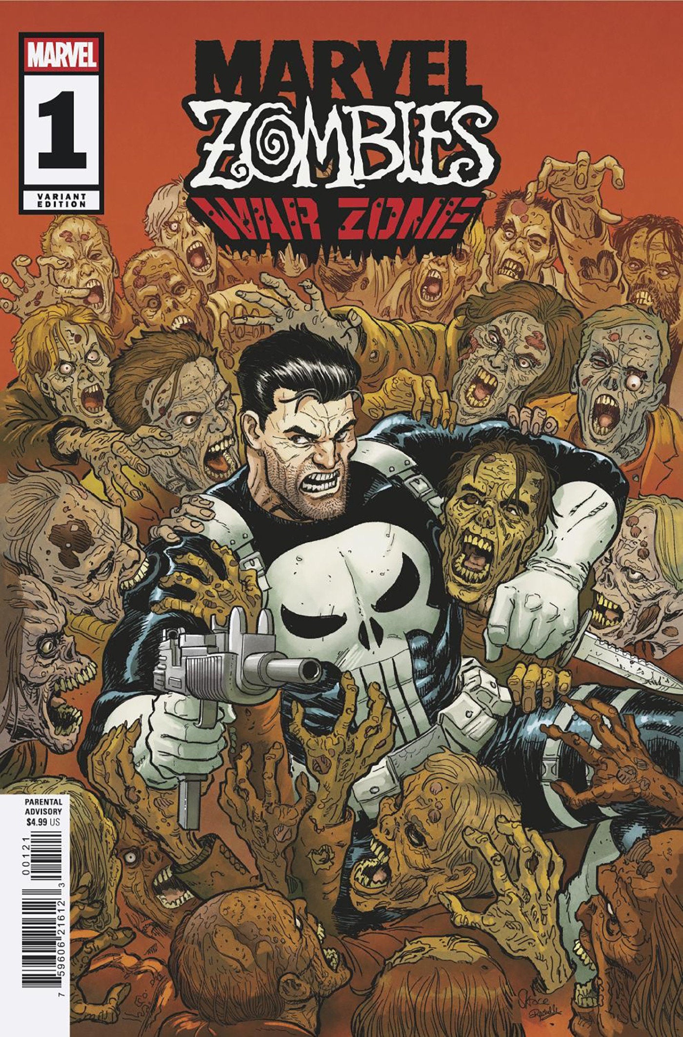 MARVEL ZOMBIES: WAR ZONE #1 STEVE SKROCE VARIANT (VF/NM)