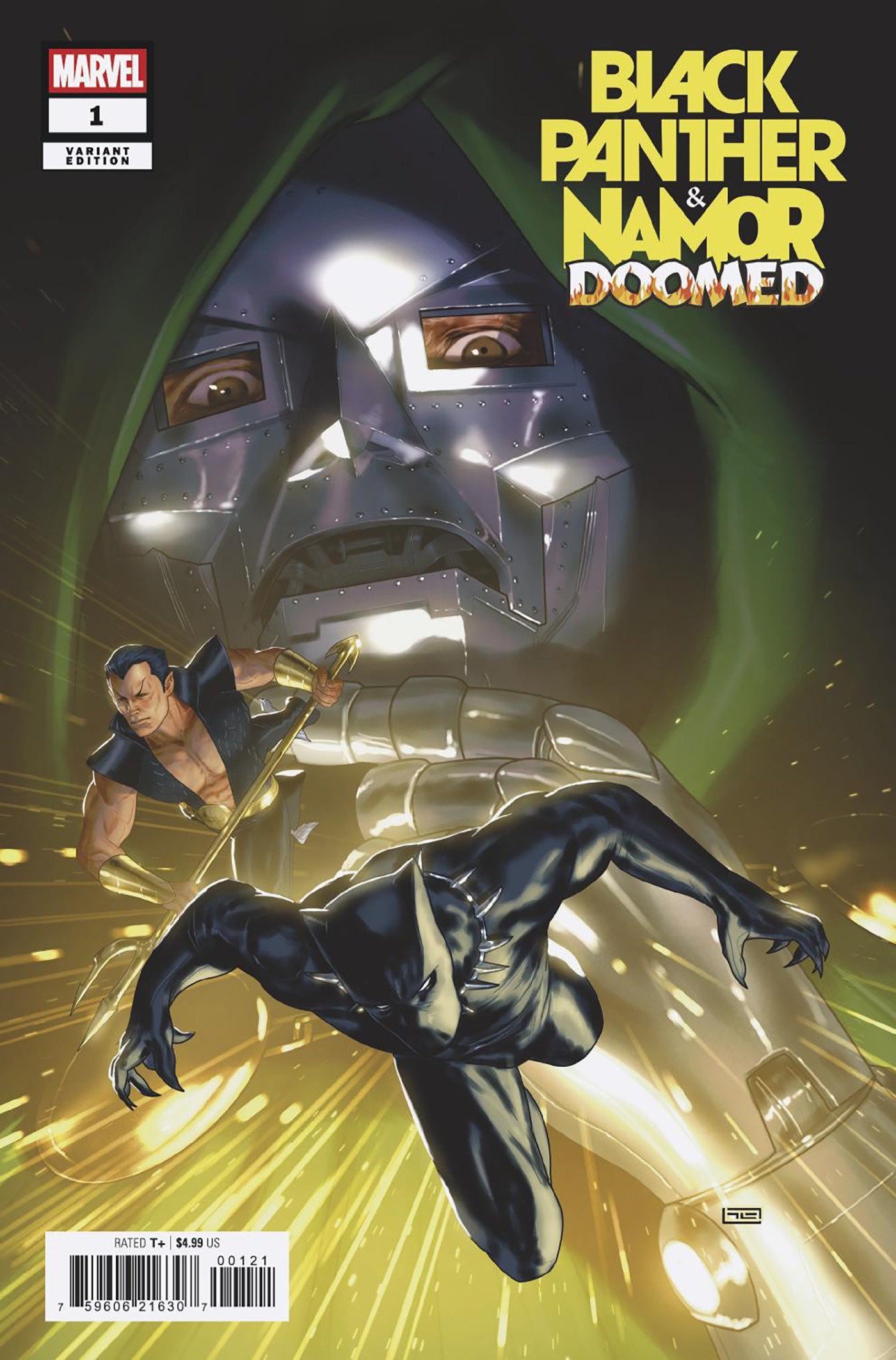 BLACK PANTHER/NAMOR: DOOMED #1 TAURIN CLARKE VARIANT (VF/NM)