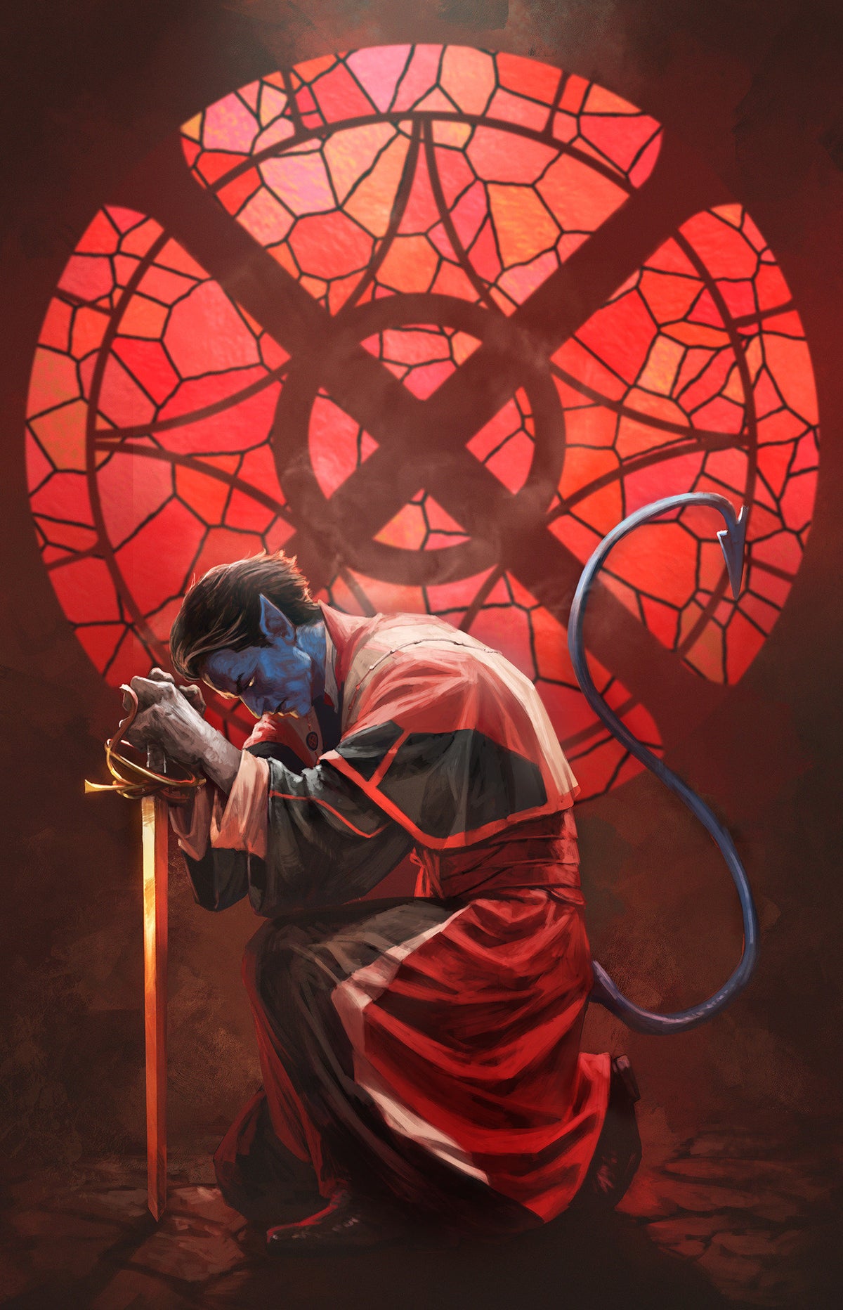 MIDNIGHT X-MEN #1 COVER G SKAN MIDNIGHT SPECIAL VIRGIN 1:50 VARIANT (VF/NM)