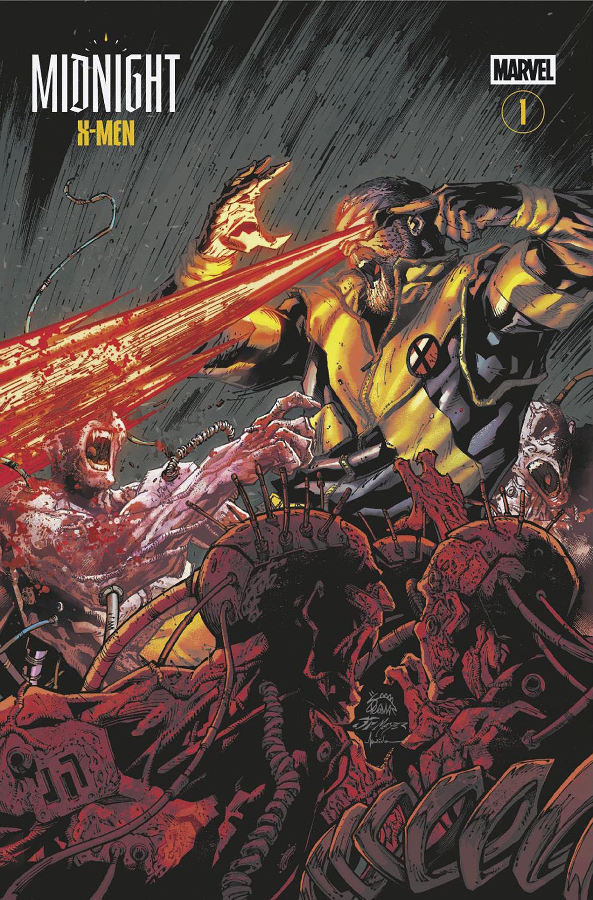 MIDNIGHT X-MEN #1 COVER B RYAN STEGMAN MIDNIGHT BLOODBATH VARIANT (VF/NM)