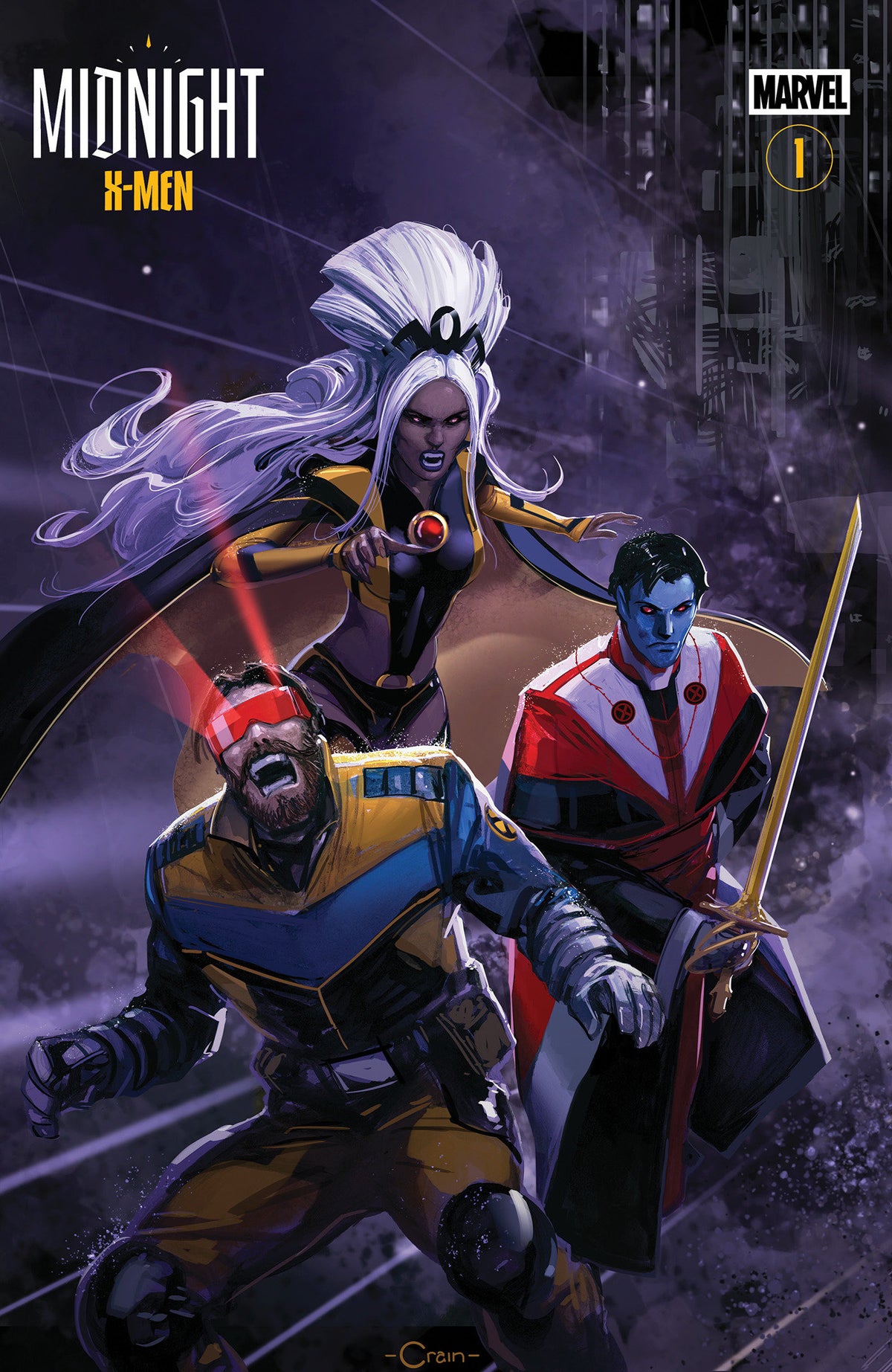 MIDNIGHT X-MEN #1 COVER F CLAYTON CRAIN 3-PART CONNECTING VARIANT (VF/NM)