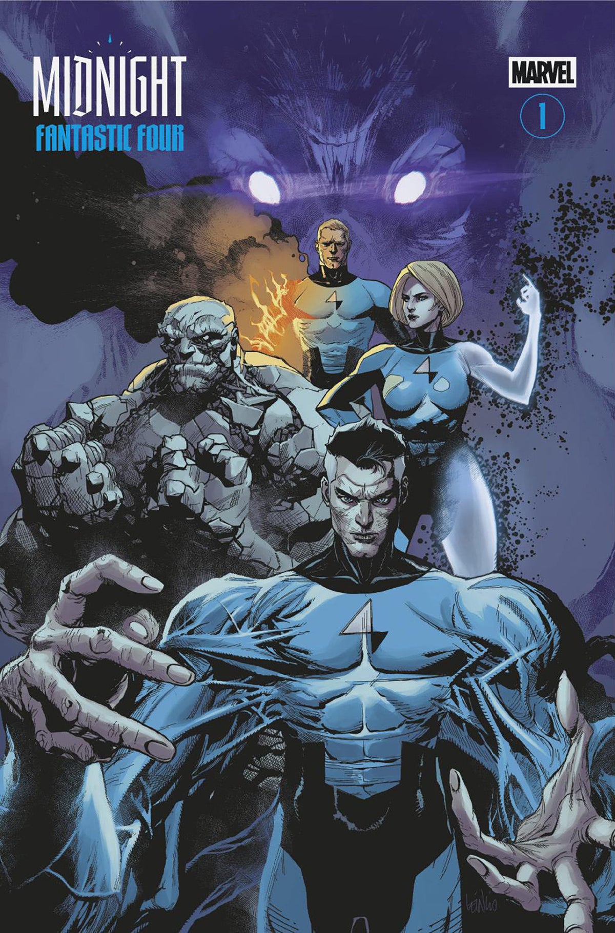 MIDNIGHT FANTASTIC FOUR #1 COVER H LEINIL YU VARIANT (VF/NM)