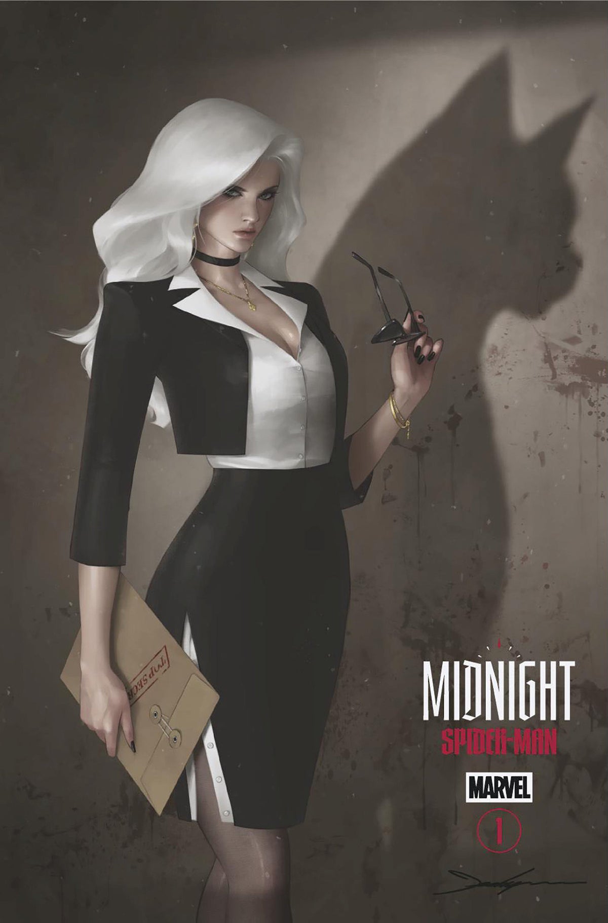 MIDNIGHT SPIDER-MAN #1 COVER E JEEHYUNG LEE MIDNIGHT GALLERY 1:25 VARIANT (VF/NM)