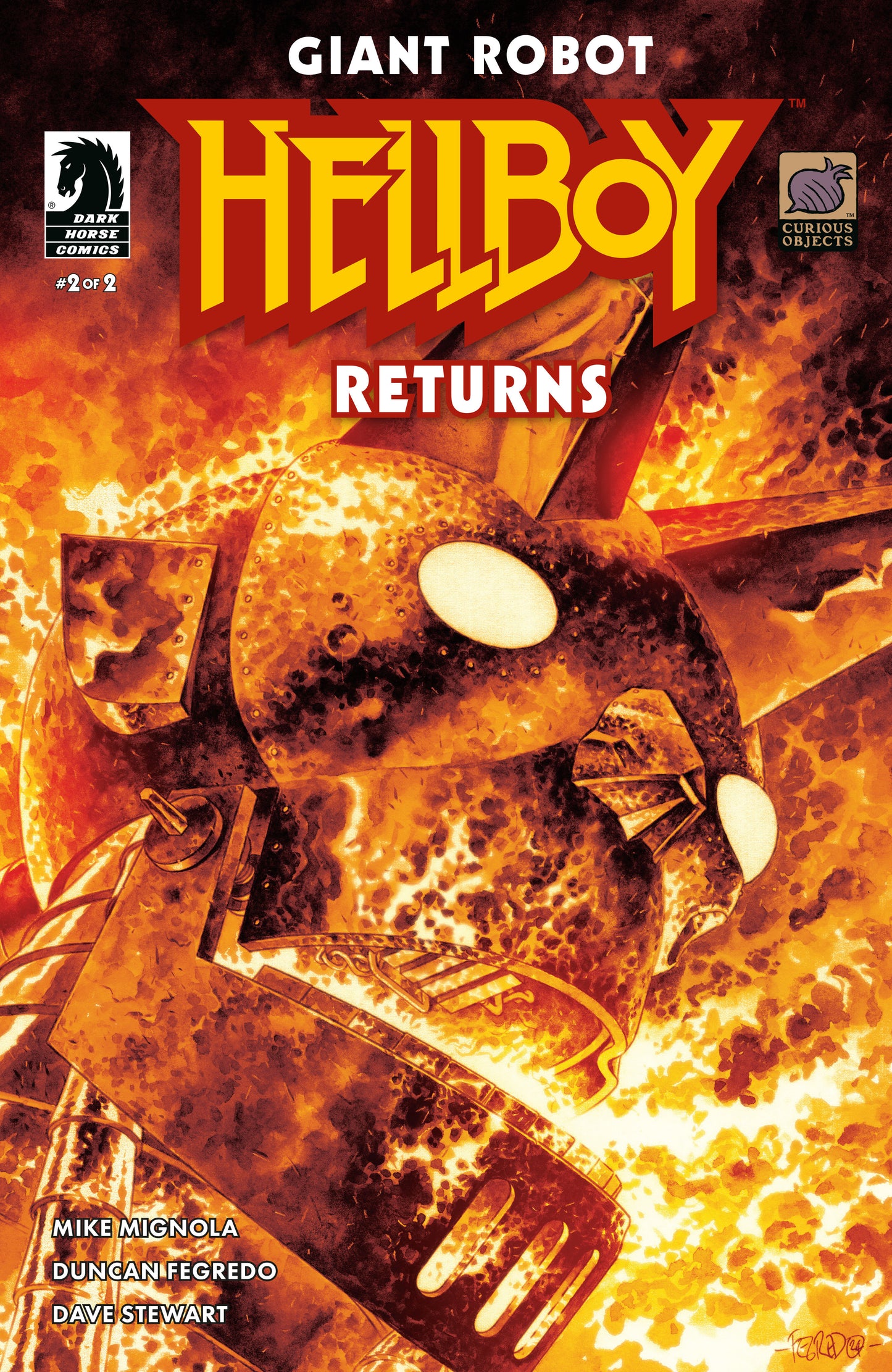 Giant Robot Hellboy Returns #2 (CVR A) (Duncan Fegredo) (VF/NM)