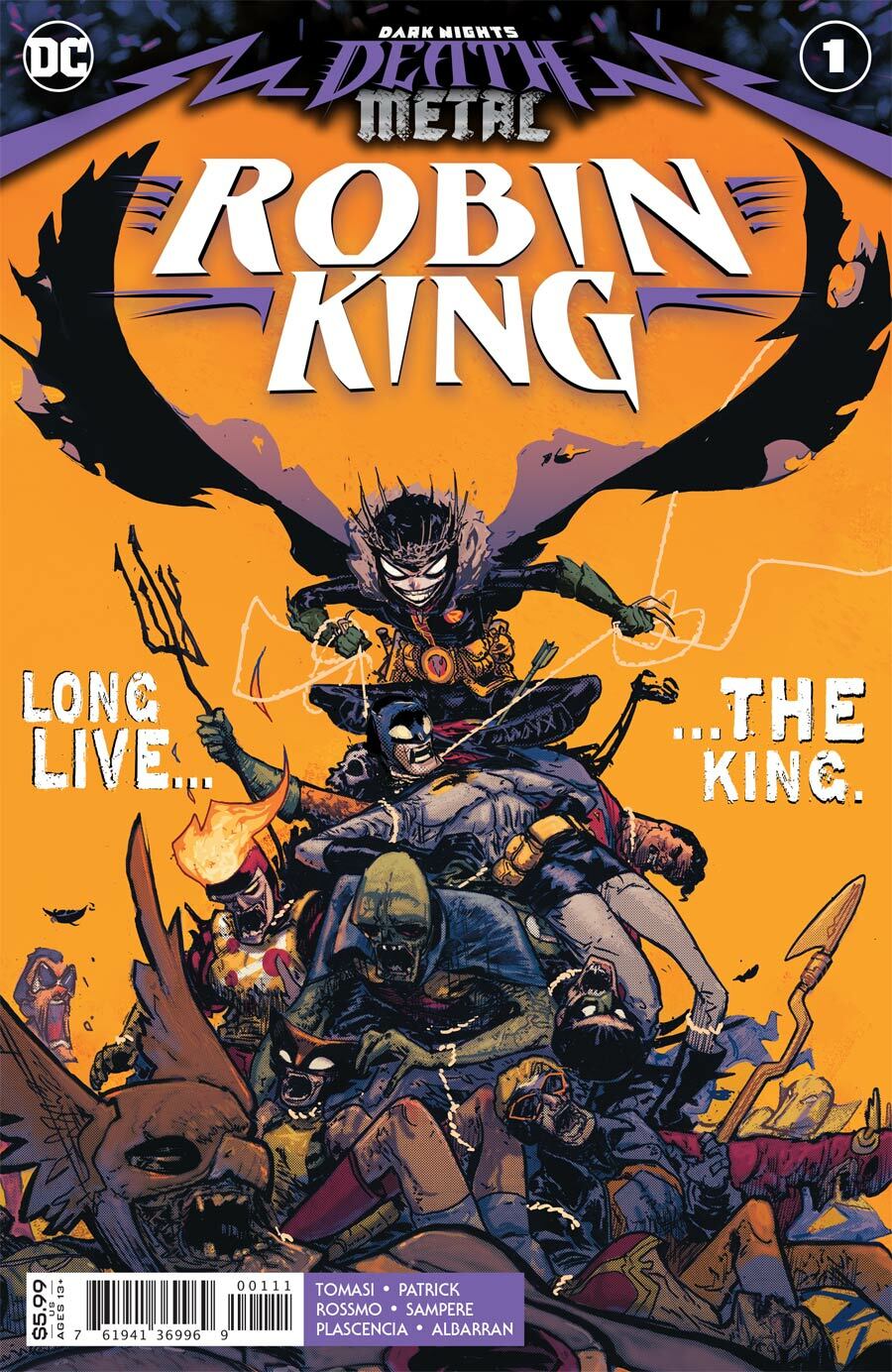 Dark Nights: Death Metal Robin King #1 CVR A DC Comics 2020 VF