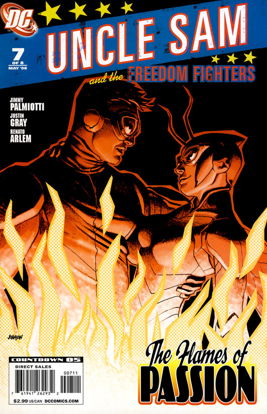 Uncle Sam and the Freedom Fighters #7 CVR A DC Comics 2008 FN