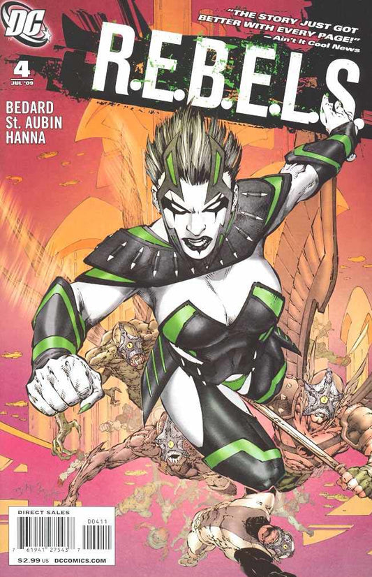 R.E.B.E.L.S. #4 CVR A DC Comics 2009 FN