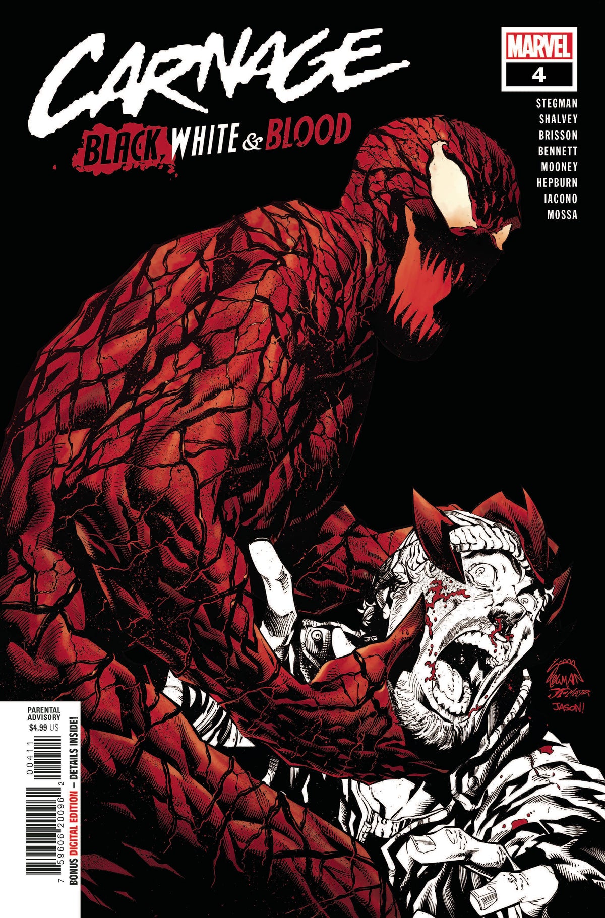Carnage: Black, White & Blood #4 - CVR A (FN)