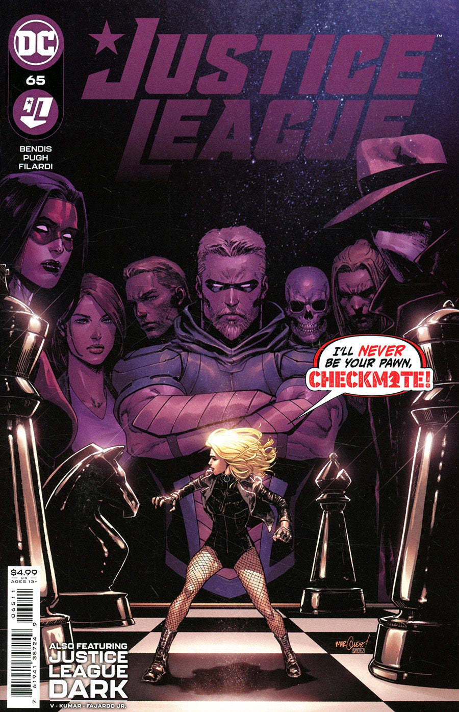 Justice League #65 CVR A DC Comics 2021 FN