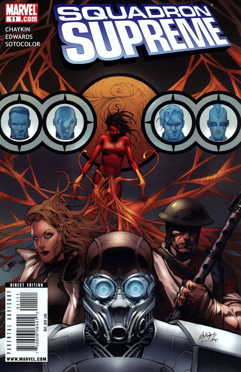 Squadron Supreme #11 CVR A Marvel 2009 VF