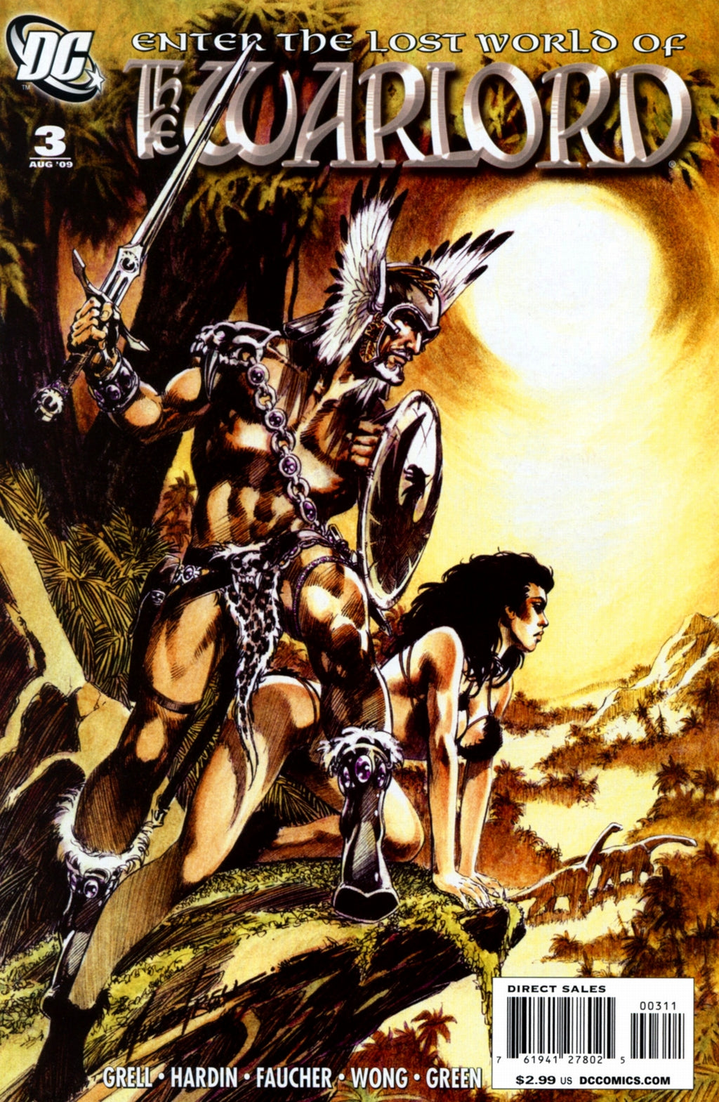 Warlord #3 CVR A DC Comics 2009 FN