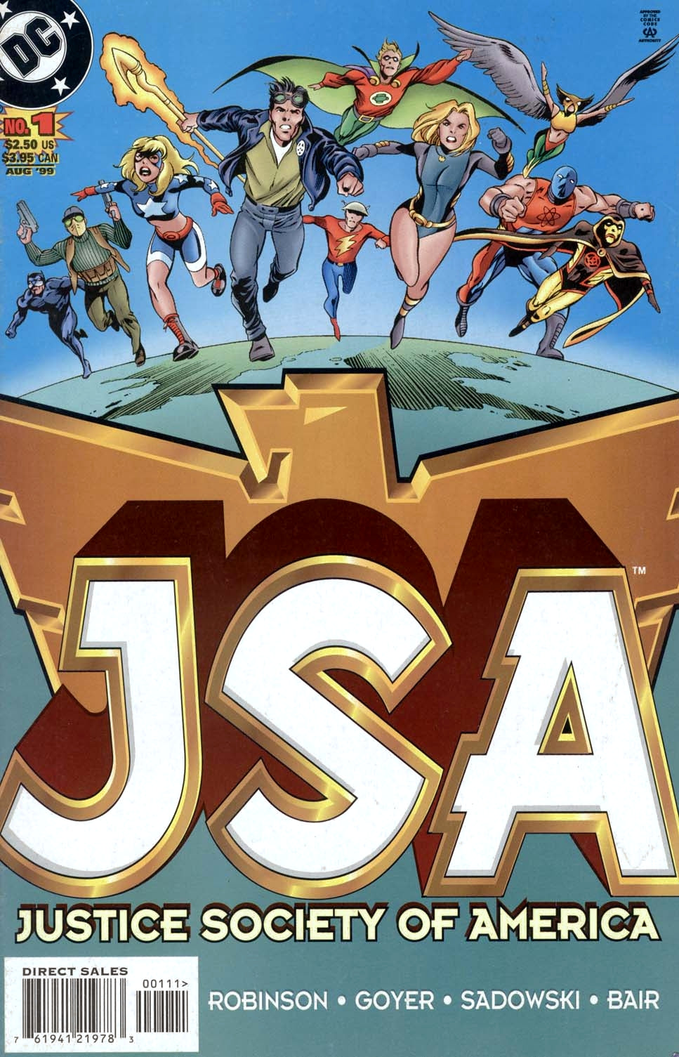 JSA #1 CVR A DC Comics 1999 FN