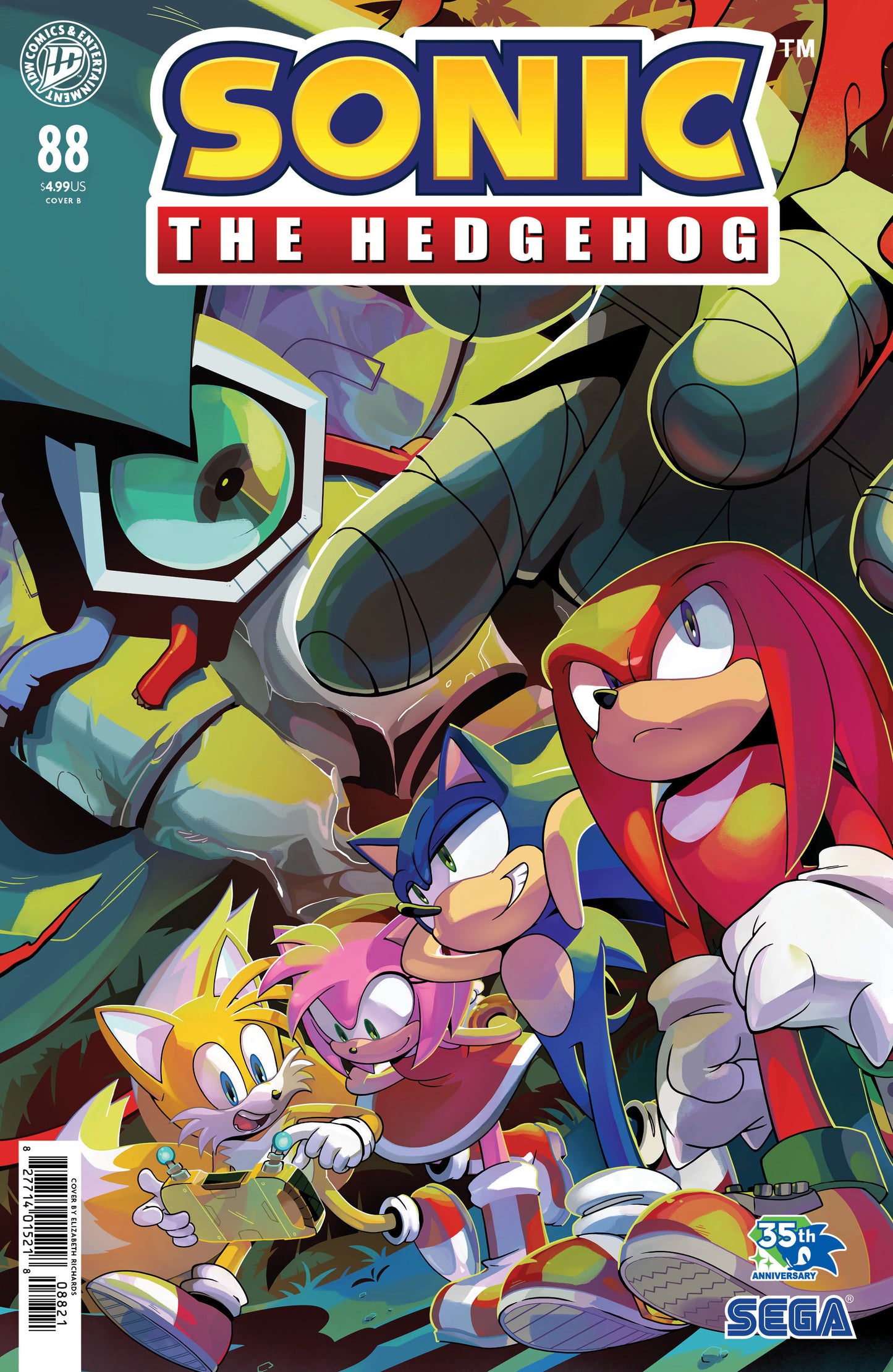Sonic the Hedgehog #88 Variant B (Richards) (VF/NM)