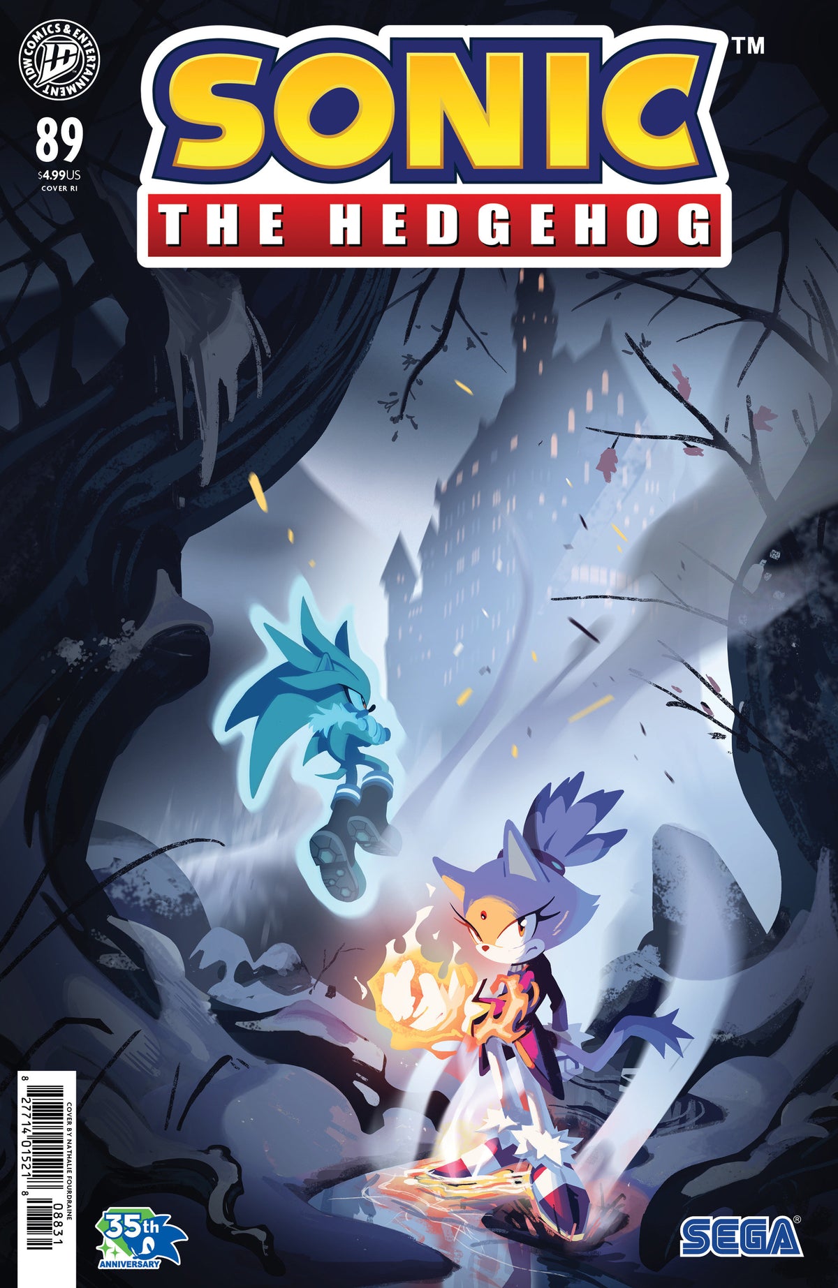 Sonic the Hedgehog #89 Variant RI (15) (Fourdraine) (VF/NM)