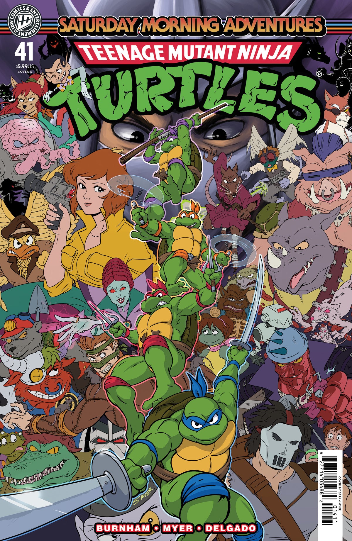 Teenage Mutant Ninja Turtles: Saturday Morning Adventures #41 Cover A (Myer) (VF/NM)