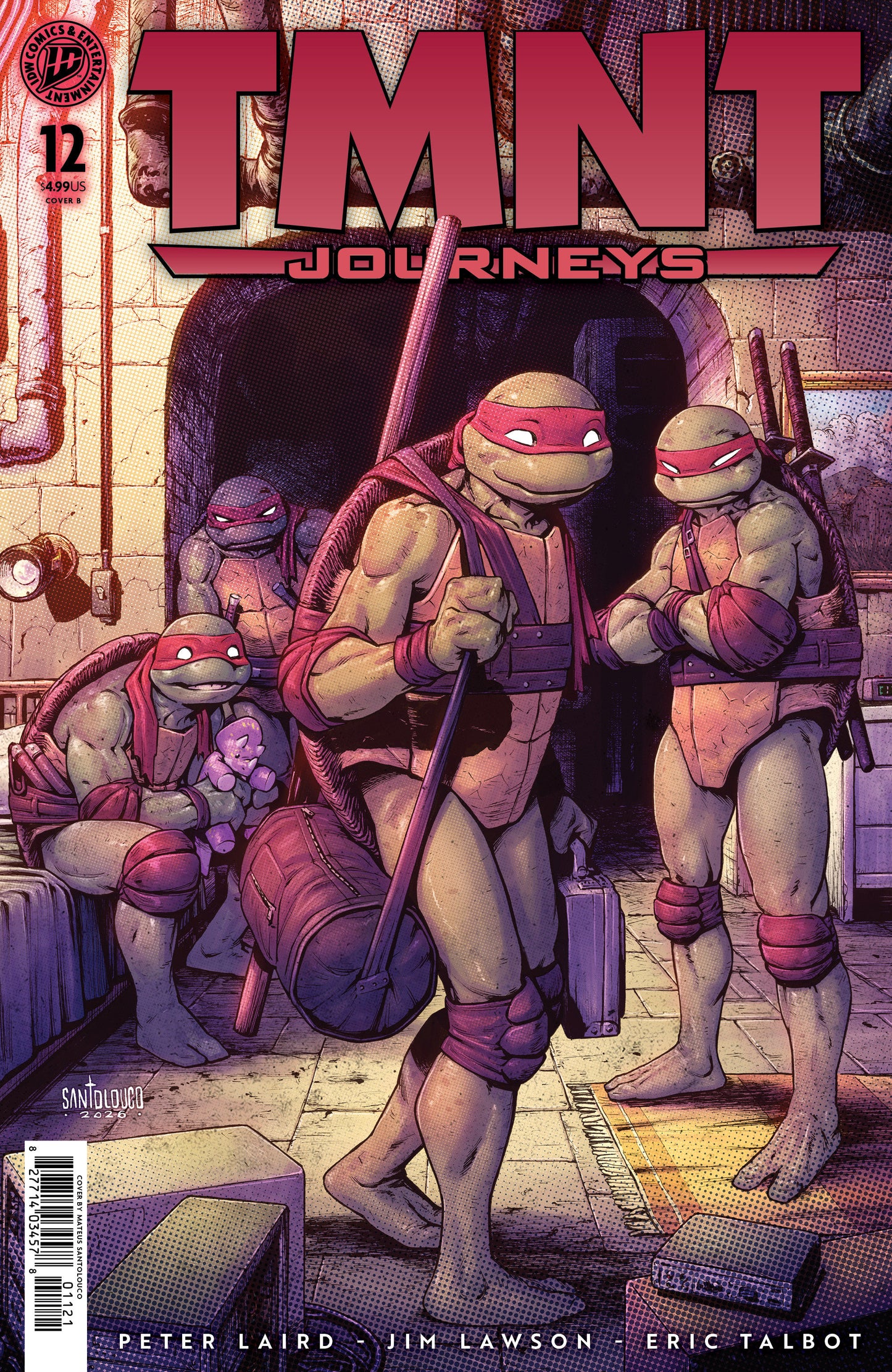 TMNT: Journeys #12 Variant B (Santolouco) (VF/NM)