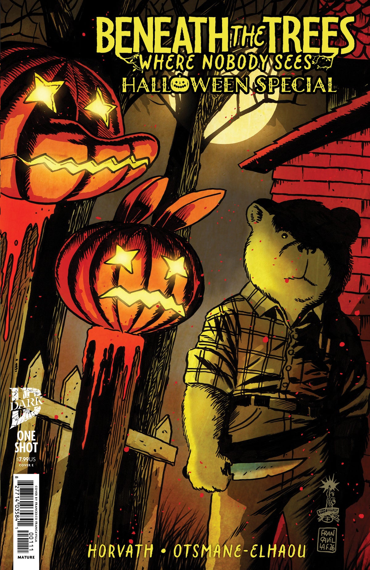 Beneath the Trees Where Nobody Sees Halloween Special Variant E (Francavilla IDW Goes Dark Variant) (VF/NM)