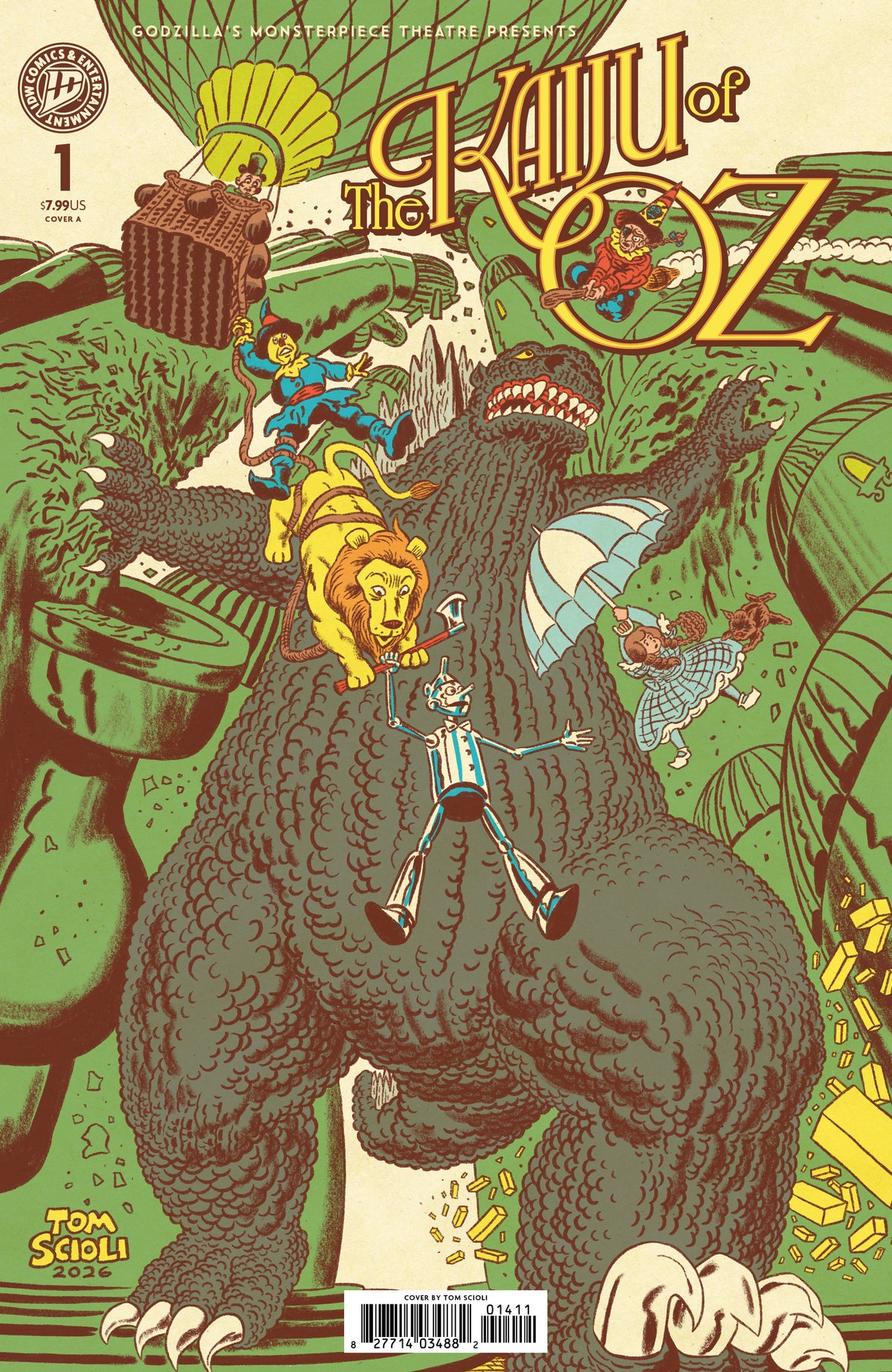 Godzilla’s Monsterpiece Theatre Presents: The Kaiju of Oz Cover A (Scioli) (VF/NM)